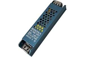 MOKEKA Alimentatore 12V 5A 60W LED Driver Trasformatore Convertitore AC 110/220V Adattatore a Tensione Costante per Striscia (5A/60W)