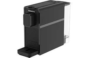 Melchioni Family Cremosa Macchina da Caffè a Capsule Compatibile Nespresso, 3 Selezioni Caffè (Corto, Lungo, Doppio), Serbatoio 0.5L, 1400W, Poggiatazzina Regolabile – Espresso e Caffè Crema