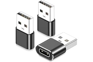 YLLZI Adattatore USB C a USB (3 Pezzi) per iPhone 15 14 13 12 Pro Max Plus, Tipo C Femmina A Maschio Connettore per Apple Watch 9, per iPad Air/Pro/Mini, per Samsung S23 S22 S21 A50 Plus Ultra/Note 20