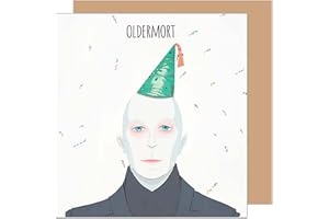 Edition Seidel Kwadratowa kartka urodzinowa premium z kopertą. Kartka z życzeniami Happy Birthday z sentencją dla mężczyzny, kobiety, przyjaciela, przyjaciółki, Oldermort śmieszna (GQ405 SW025)