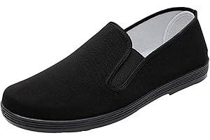 YunPeng Kung Fu Shoes Unisex Tai Chi Martial Art Karate Slip-on Chinese Traditional Old Beijing Shoes for Men Women Rubber Sole