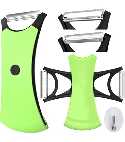 Pelapatate Professionale Multifunzione - Pela, Taglia Julienne E Affetta Verdure Con Lame Acciaio Inox E Impugnatura Ergonomica