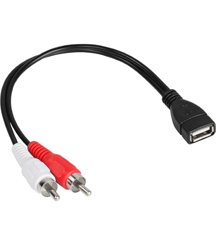 Yiany Cavo HDMI a 3RCA 1080P HDMI maschio a RCA Audio Video AV Adattatore Convertitore Cavo per
