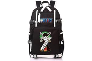 WANHONGYUE One Piece Anime Backpack Student Schoolbag Laptop Book Bag Rucksack Casual Dayback
