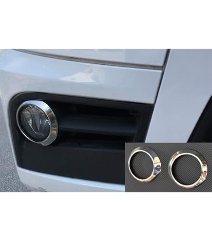 Cornici Fari Anteriori In Acciaio Inox Per Mercedes Actros MP4 – Set Da 4 Con Anelli Fendinebbia – Lucidato A Specchio