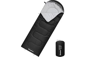 KingCamp Sac de Couchage Adulte et Enfant Sac de Couchage Compact Ultra Leger 3 Saisons Connectable pour Double Duvet Grand Froid pour Camping Hiking Trekking Randonnée Voyage Extérieur