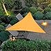 Produktbild Goodbox Sonnensegel,Dreieck Sonnensegel 3 x 3 x 3 m,PES Polyester Wasserdicht UV-Schutz Sun Segel Wetterschutz für Garten BalkonTerrasse und Camping(Orange, 300 x 300 x 300 cm)