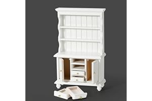 PINYENR Puppenhaus Möbel,Miniatur Möbel Wichtel Möbel Wichtel Zubehör Weihnachten Puppenhaus Bücherregal Miniatur Wichtel Schrank Puppenhaus Zubehör