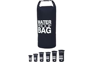 DonDon Dry Bag Borsa Impermeabile da 2l, 5l, 10l, 15l, 20l, 30l con Tracolla