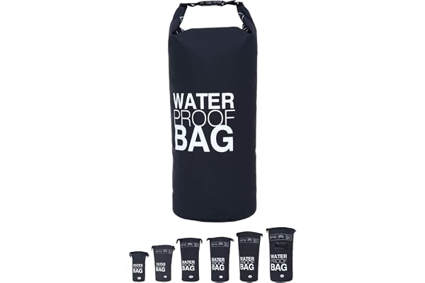 DonDon Dry Bag Sac étanche 2l, 5l, 10l, 15l, 20l, 30l avec bandoulière