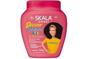 BREX AMERICA -SKALA Expert- Mascarilla/Acondicionador/Crema de Peinado Kids 2 en 1-1 L - Enriquecida con extracto de Frutas, hidrata el Cabello y facilitan el Peinado.