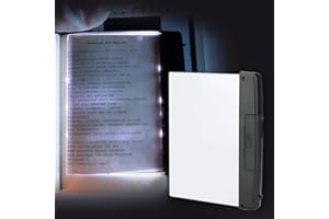 DEMPOWER Book Light, LED Reading Light, Night Light, Family Study Lamp, and Portable Bookmark with Eye Care Technology, Ideal for Reading in Bed and Car. Gift for Book Lovers, Kids, and Adults
