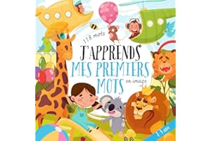 J’apprends mes premiers mots en image: Livre éducatif en français pour enfants de 1 à 3 ans – vocabulaire, couleurs et alphabet en images