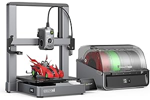 Creality Hi Combo (A) Impresora 3D, Velocidad de impresión de 500 mm/s, impresión Multicolor, impresión silenciosa, detección automática RFID de consumibles, tamaño de impresión 260 x 260 x 300 mm