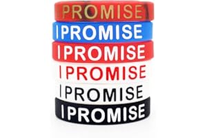 Lorh's store NBA Basketball Star Lebron James Même Paragraphe I Promise Bracelet Sport Silicone Bracelets 6 Pcs