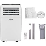 SHINCO Wifi Mobile Air Conditioner 12000 BTU/h, Eco R290, 3.5 kW, 4 en 1 Refrigeración, Calefacción, Ventilador, Deshumidific
