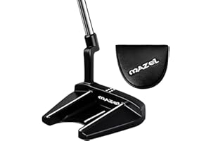 MAZEL Golf Putter for Men Right Hand 34 Inch, Double Bend Face Balance Mallet Putters MP-001,MP-002