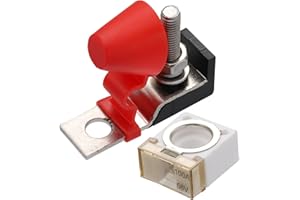 X AUTOHAUX 1 Set 100A Battery Fuse Terminal Fuse Block Fuse 58V for Car Boat