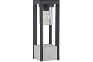 Lucande Lampada da esterni dimmerabile (Moderno) colore Grigio, in Alluminio lampioncino paletto luminoso lampada viale lampione