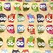 Reusable Cloth Nappy | Deluxe DOUBLE GUSSET Bamboo CHARCOAL Birth to Potty Pocket Nappies | 20 DIFFERENT DESIGNS | Popper / Snaps, Without Insert - Owls {Kernow Kloth}