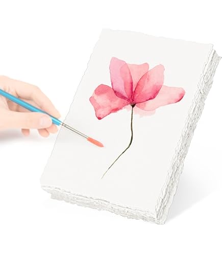 AMI handgeschept aquarel papier 250 grams grof -A4- 5 vel | Aquarelpapier | Teken en Schilder Outlet