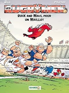 jaquette livre LES RUGBYMEN T13