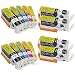 Produktbild PGI570XL CLI571XL Tintenpatronen Kompatibel Für Canon MG5750 TS5050 MG5751 MG5752 MG5753 MG6850 MG6851 MG6852 MG6853 TS5051 TS5053 TS5055 TS6050 TS6051 TS6052 (6PGBK 2BK 2C 2M 2Y) MEHRWEG