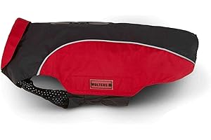 WOLTERS CAT & DOG Wolters 54651 Regenjacke Easy Rain Gr. 42 rot/schwarz für Dackel