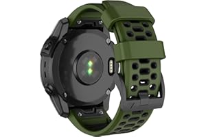 ISABAKE Pasek do Garmin Fenix 6X/Fenix 7X/Fenix 5X, 26 mm Silikonowy pasek Quickfit do Garmin Enduro 2, Epix Pro 51 mm