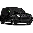 JUDANNA Waterproof Car Cover Intended for Land Rover Defender 110 2020-2025, All Weather Outdoor Car Covers Full Car Cover with Zipper Door & Windproof Bands for Sun Rain Dust Protection