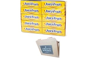 SHANZA DEPARTMENTAL'S Wrigley's Juicy Fruit Chewing Gum 5 Sticks (Pack of 20) (1 Pack)