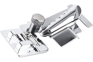 Yunxwd Stainless Steel Bias Binding Foot for Janome, Singer, Brother, Juki, Bernette, Viking and Domestic Sewing Machines Splitter