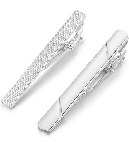 Men's Stainless Steel Tie Clip (Silver) Minimalist Tie Tie Tie Buckle Clip Pin Men's Best Gift Business Party Wedding Best Gift And Daily Life