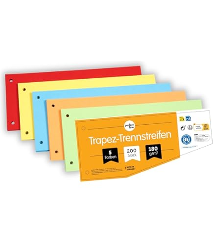 Intercalaires Blancs 100 Pièces – 190 G/m², 24x10,5 Cm – Perforés, Solides, Imprimables – Certifié Ange Bleu - 3