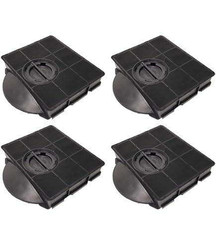 2 X Filtre à Charbon Actif Whirlpool Bauknecht 484000008581 Wpro CHF303 Type 303 - Hotte Aspirante