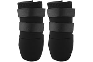 ZERODIS Buty dla psów, 2 szt. buty dla psów, antypoślizgowe, wodoodporne buty dla psów, osłona łapy psa z regulowanymi paskami dla psów o różnych rozmiarach (rozmiar L)