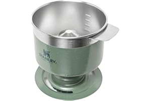 Stanley Perfect Brew Pour Over - Makes 1-6 Cups - Reusable Filter - No Disposable Paper Filters Needed - Compatible Bottles - BPA-Free - Easy-clean Stainless Steel & Detachable Filter