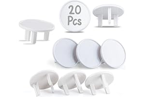 INOVATI 20 Pack Plug Socket Covers UK, Childproof Socket Covers for Electrical Outlet, Enhanced Safety for Home and School, Secure Your Baby's Environment with Confidence and Peace of Mind