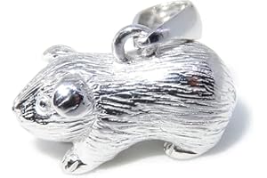 MALDON JEWELLERY Guinea Pig small sterling silver pendant .925 x 1 Pets Pigs pendants