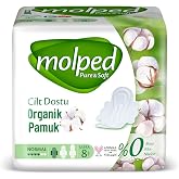 Molped Pure & Soft Pamuklu Normal G&uuml;nl&uuml;k Ped (1 x 8 Adet)