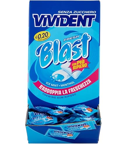 Vivident Xylit Senza Zucchero Riduce la Placca 100% Xilitolo - Box