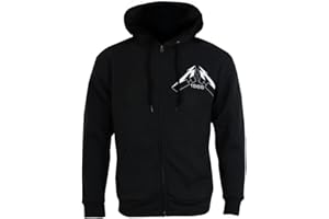 MASONS Official Metallica Hoodie - Master of Puppets Faded Zipped Hoodie (Medium)