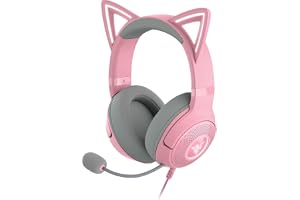 Razer Kraken V2 Kitty USB-kabelgebundenes RGB-Headset: Chroma Ears – Stream reaktive Beleuchtung – H