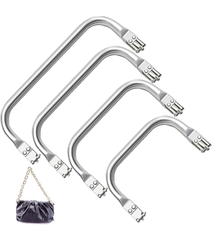 Chiusure Per Borse A Uncinetto - 3 Pezzi, 16 E 20 Cm, In Alluminio, Per Progetti Fai Da Te - Foto 4