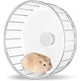 BUCATSTATE Ruota Criceto, 15cm Super Silenziosa Ruota da Corsa Trasparente per Criceti Piccoli Animali Domestici Criceto Gerb