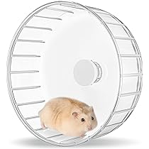 Ruota Silenziosa Per Criceti Nani - Gioco Esercizio Con Supporto - Design Traspirante E Sicuro - Giallo - Foto 8