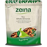 Zeina California Raw Almonds Extra No.1 (1Kg) - Vegan and Kosher Approved Healthy Snack High in Fibre, Minerals, Vitamin E