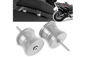 MOLONG 40mm Cuscino di Rialzo Compatibile con Cuscino Passeggero Alluminio CNC Compatibile con T-MAX 530 TMAX 500 2012-2016 Argento