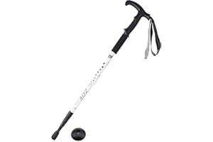 Hikehobby® 65CM to 135CM Antishock With Handle Trekking Walking Hiking Stick Pole