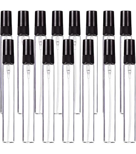 BENECREAT 80PCS 2ml Mini Flaconi Spray Set di Atomizzatori per Profumi Vuoti in Plastica Trasparente con 6PCS 1ml Pipette, 2PCS Imbuti e 2PCS Pompe per Profumi da Viaggio